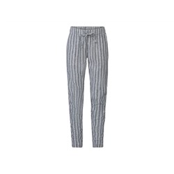 esmara® Damen Leinenhose mit Gummizugbund und Bindeband