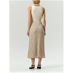 Юбка миди из 100% вискозы, S1004/polka