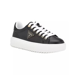GUESS Women's Denesa Treaded Platform Lace-Up Sneakers