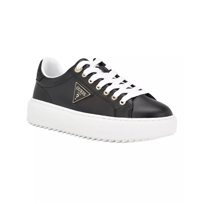 GUESS Women's Denesa Treaded Platform Lace-Up Sneakers