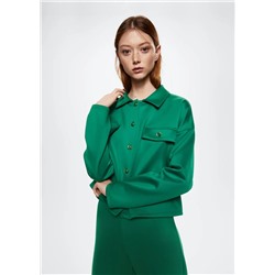 Chaqueta bolsillos -  Mujer | MANGO OUTLET Melilla