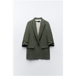 BLAZER WITH ROLLED-UP SLEEVES