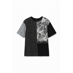 Camiseta topos encaje