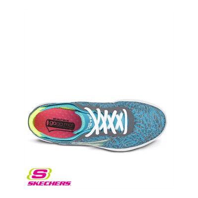 Skechers GO Step Watermark Gray/Blue Athletic Shoe