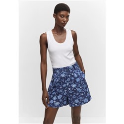 Shorts estampado floral