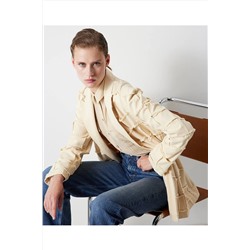 İpekyolNon denim oversize blazer