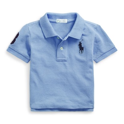 Baby Boy Cotton Mesh Polo Shirt