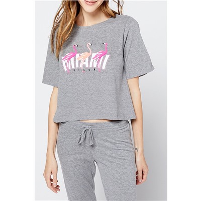 Camiseta Cassie Gris