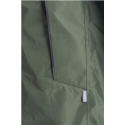 Parka con capucha Verde