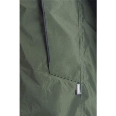 Parka con capucha Verde