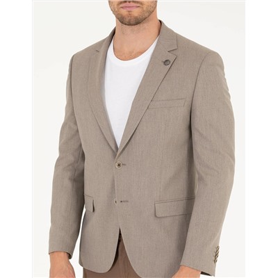 Açık Kahverengi Blazer Ceket