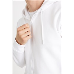 Sudadera con capucha - Blanco