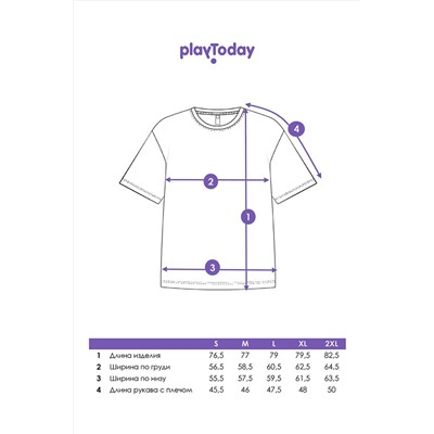 Футболка PLAYTODAY, 1121677