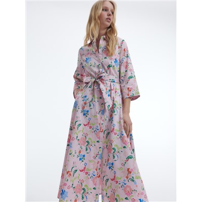 Gemustertes Maxikleid