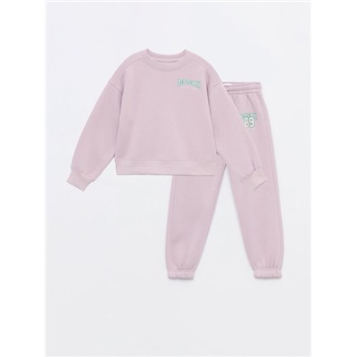 2-PIECE PLUSH SWEATSHIRT AND TROUSERS SET
