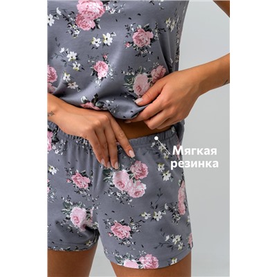 Женская пижама с шортами Happyfox