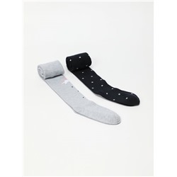 PACK OF 2 PAIRS OF PRINTED TIGHTS