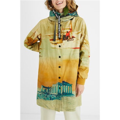 Parka capucha 100% algodón