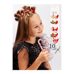 Резинка для волос 10 шт СОЛЬ&ПЕРЕЦ, 951009
