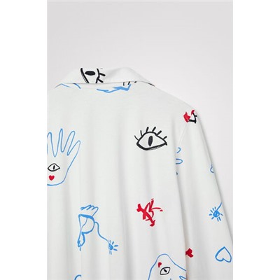 Camisa pijama corazones