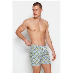 TRENDYOL MAN Çok Renkli Standart Boy Deniz Şortu TMNSS23DS00002