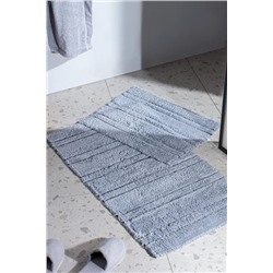 Chard 2'li Pamuklu Banyo Paspası - Gri