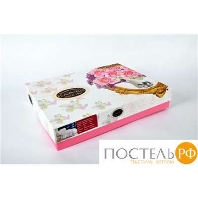 Постельное белье "Карвен" сатин евро (Doris kahve) (арт. N021 Doris kahve)