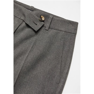 Pantalón recto botón lateral REF. 57026727-LEO-LM