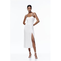 VESTIDO CORSETERO SATINADO CADENAS