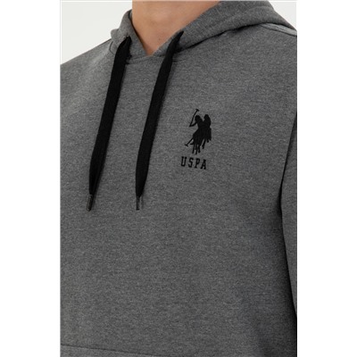 Erkek Antrasit Melanj Basic Sweatshirt