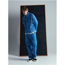 Jeans im Baggy-Fit mit weitem Bein