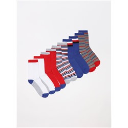PACK OF 5 PAIRS OF PRINTED LONG SOCKS