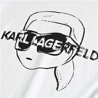 Kar*l Lagerfel*d мужская футболка, экспорт