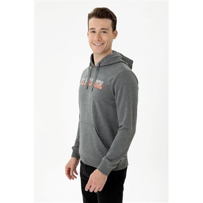Erkek Antrasit Melanj Sweatshirt