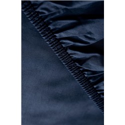 Manon King Size Plus %100 Pamuk Ranforce Lastikli Çarşaf - Lacivert