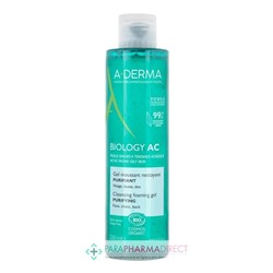 A-Derma Biology AC Gel Moussant Nettoyant BIO 200ml