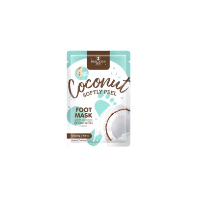 Precious Skin Thailand Coconut Softly Peel Foot Mask 30g_