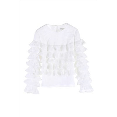 Blusa avolantada Blanco