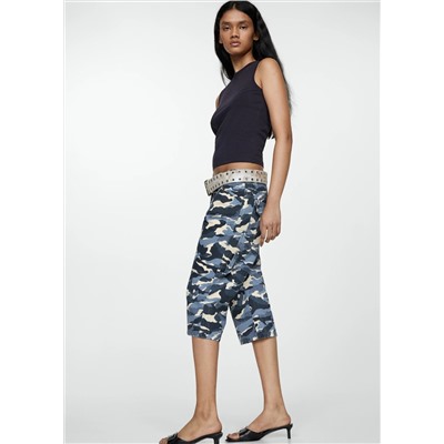 Bermudas vaqueras camuflaje