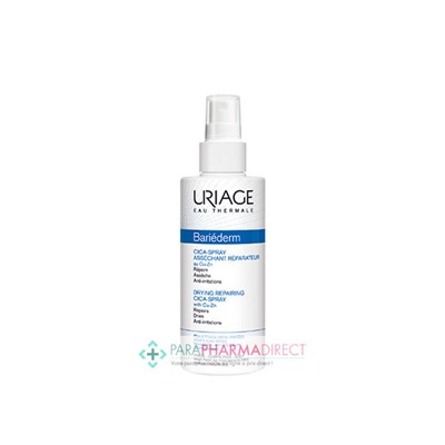Uriage Bariéderm Cica-Spray Asséchant Réparateur au Cu-Zn 100ml