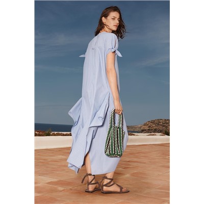 LIMITED EDITION STRIPED ASYMMETRIC DRESS