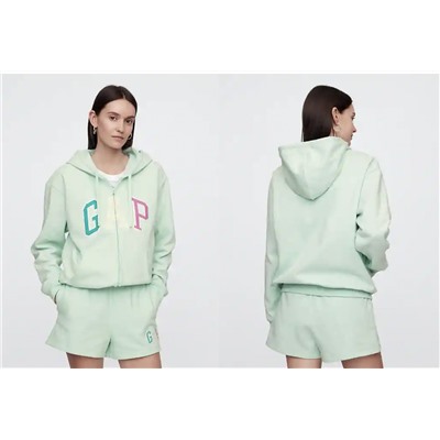 Relaxed Gap Logo Zip Hoodie