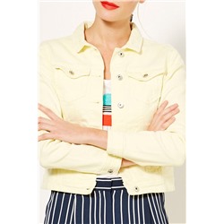 Chaqueta vaquera Amarillo pastel
