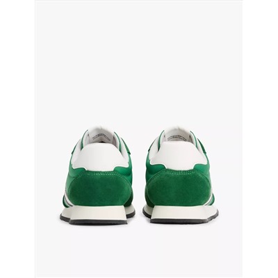 Mixed-Texture Runner Sneaker