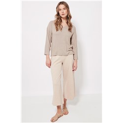 Camiseta Beige jaspeado