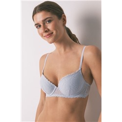 Sujetador GORGEOUS push up encaje azul