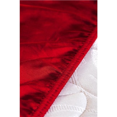 Ciel King Size Plus Lastikli Saten Çarşaf - Kırmızı