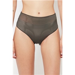 2 bragas altas - Verde y negro