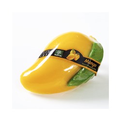Огромное! Фигурное спа-мыло Манго c натуральной люфой  140 гр / Lufa spa soap mango