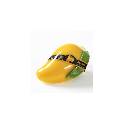 Огромное! Фигурное спа-мыло Манго c натуральной люфой  140 гр / Lufa spa soap mango